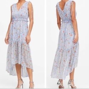 BANANA REPUBLIC Floral Ruched Maxi Dress